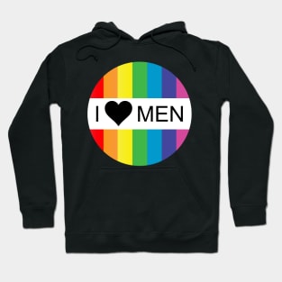 i love men Hoodie